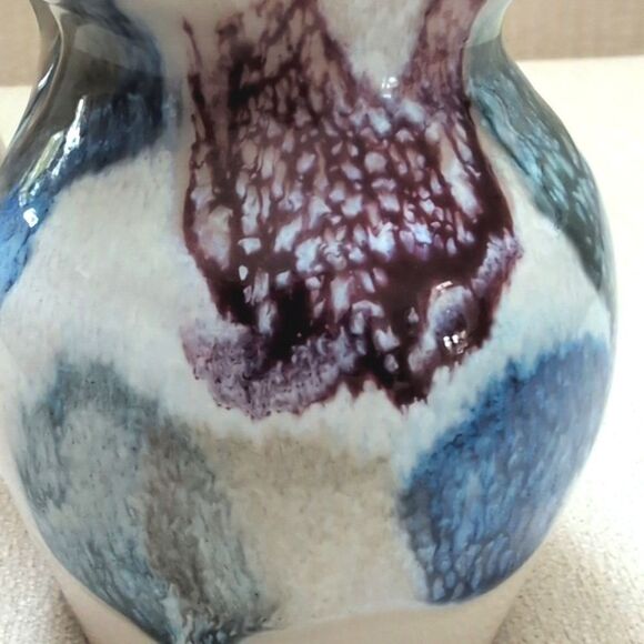 D K Clay North Carolina Stoneware Handmade Small Pitcher/Creamer Artist Signed - Picture 8 of 10